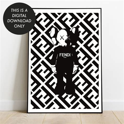 fendi wall art images